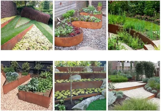 Bordure de pelouse de jardin en plastique flexible d'usine de Chine